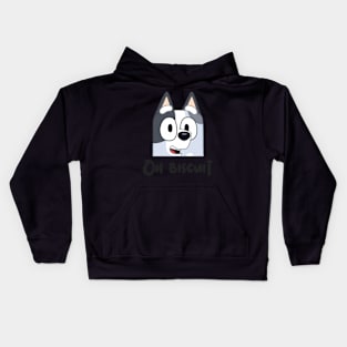 Bluey MUffin Oh Biscuit Kids Hoodie